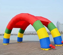 Double Inflatable Rainbow Shade Arch