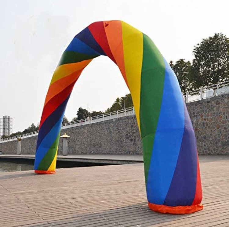 Single Inflatable Rainbow Arch