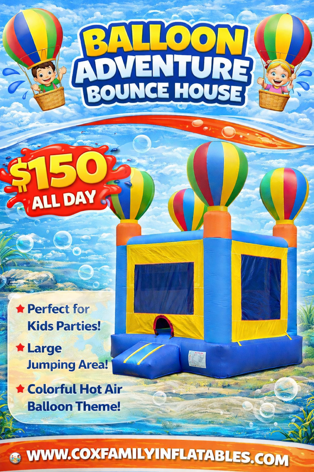 Balloon Adventure Bounce House rental